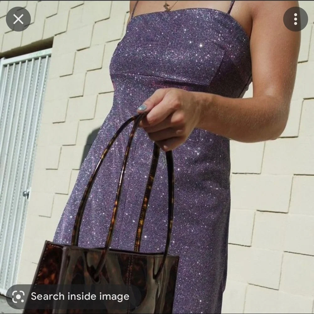 Urban Outfitters Purple Glitter Dress - Picture 6 of 8